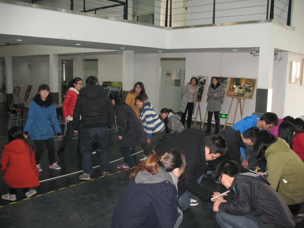 學員們在素拓遊戲中獲得啟發
