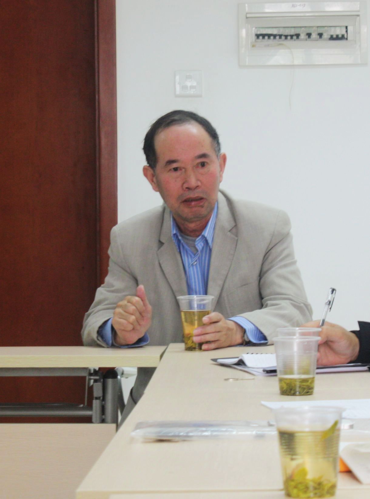 終身教授顧福康老師發言